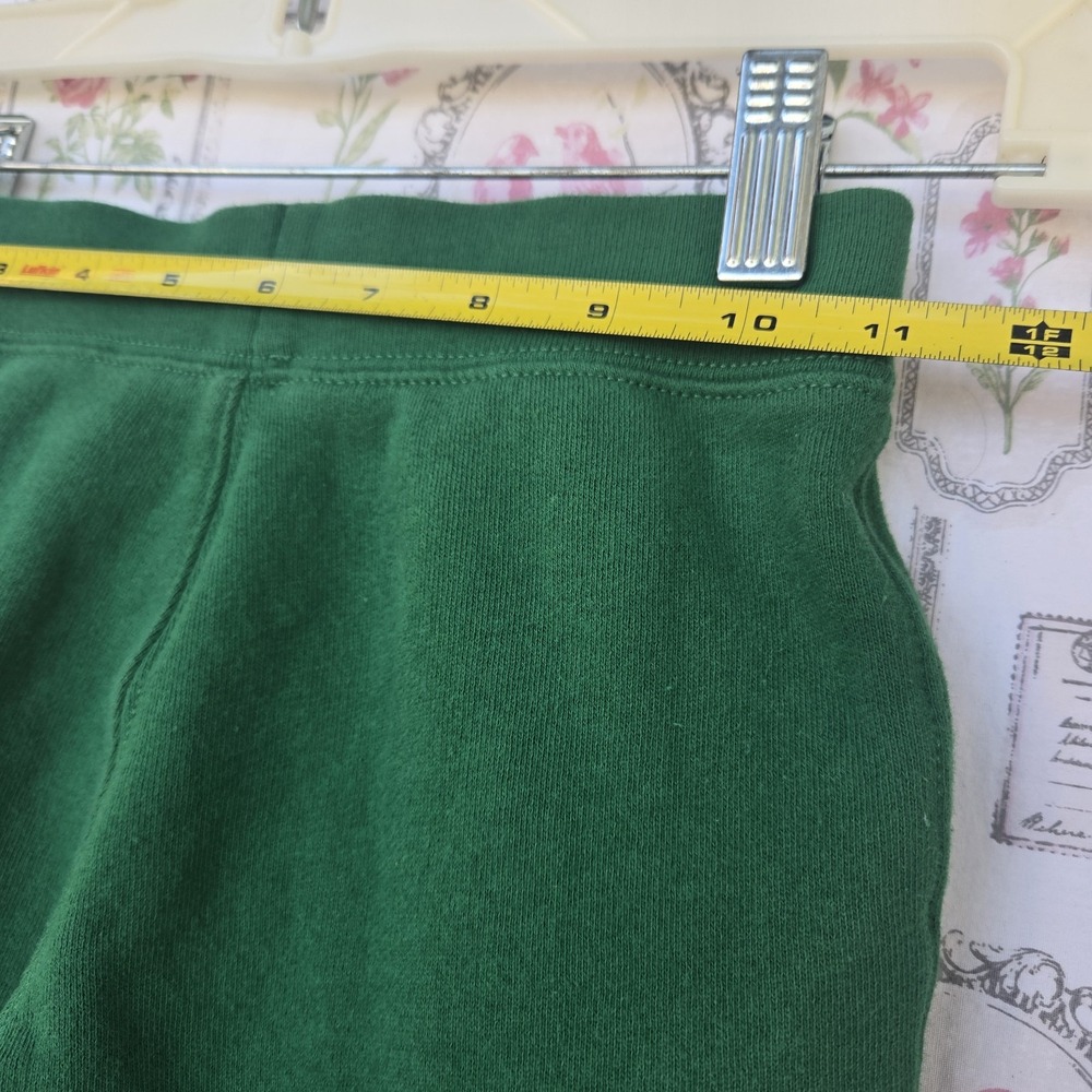 Polo Ralph Lauren Boys Green Fleece Jogger Sweatpants Sz 6 Drawstring Pony Logo - Picture 7 of 8